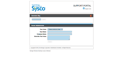 Desktop Screenshot of help.sysco.com