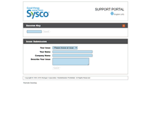 Tablet Screenshot of help.sysco.com